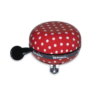Basil Ding-Dong Glocke Polkadot 22,2 mm rot/weiße Dots 22,2 mm