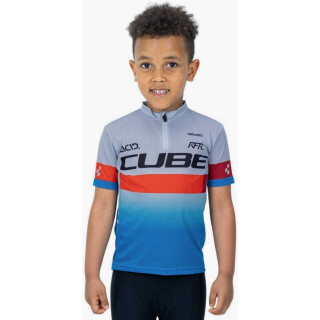 CUBE JUNIOR Teamline Trikot kurzarm blue´n´red´n´grey XS (98/104)