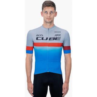 CUBE TEAMLINE Trikot kurzarm blue´n´red´n´grey XS