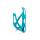 CUBE Flaschenhalter HPP matt turquoise´n´black