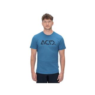 Acid Organic T-Shirt Classic Logo blue XL