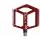Acid Pedale FLAT A1-CB 115 x 103 x 16 mm red