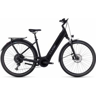 Aussteller Cube Touring Hybrid Pro 625 Easy Entry 28" black´n´metal