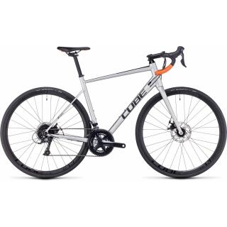 Black Week 30% Cube Attain Rennrad Pro 28" silver´n´orange