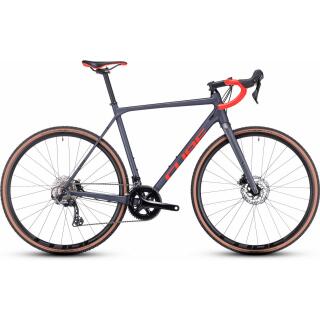 Aussteller Cube Cross Race Pro 28" grey´n´red