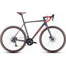 Aussteller Cube Cross Race Pro 28&quot; grey&acute;n&acute;red