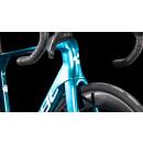 Cube Litening AERO C:68X SLX 28&quot; chromeblue&acute;n&acute;liquidblue