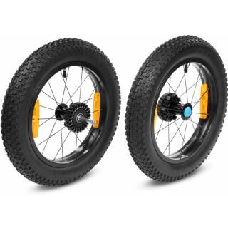 CUBE Fat Wheels hinten für Kinder Fahrradanhänger Double